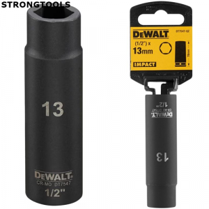 Cheie tubulara impact 13x78mm 1/2" Dewalt DT7547 Profesional