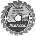 Disc pentru lemn SPECIALIZAT 85x15mm/20 Makita B-16885