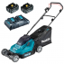 Masina de tuns iarba 43cm 2x18V 2x5Ah XPT Makita DLM432PT2 Profesional