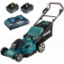 Masina de tuns iarba 48cm 2x18V 2x5Ah XPT Makita DLM480CT2 Profesional