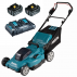 Masina de tuns iarba 53cm 2x18V 2x5Ah LTX Makita DLM538CT2 Profesional