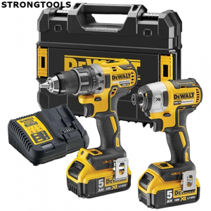 Kit scule (DCD791 + DCF887) 2x5.0Ah Dewalt DCK268P2T Profesional
