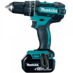 Masina de gaurit cu percutie 18V 2x3.0Ah Li-Ion 62Nm Makita DHP482RFE